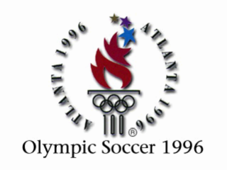Olympic Soccer title screen for Playstation